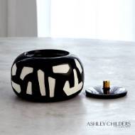 Picture of ABSTRACT JAR-WHITE/BLACK